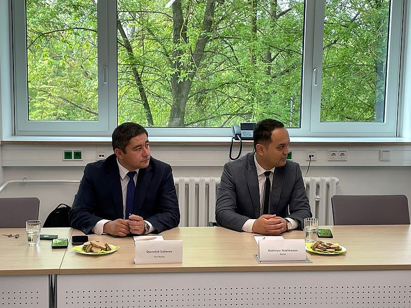 two members of the delegation